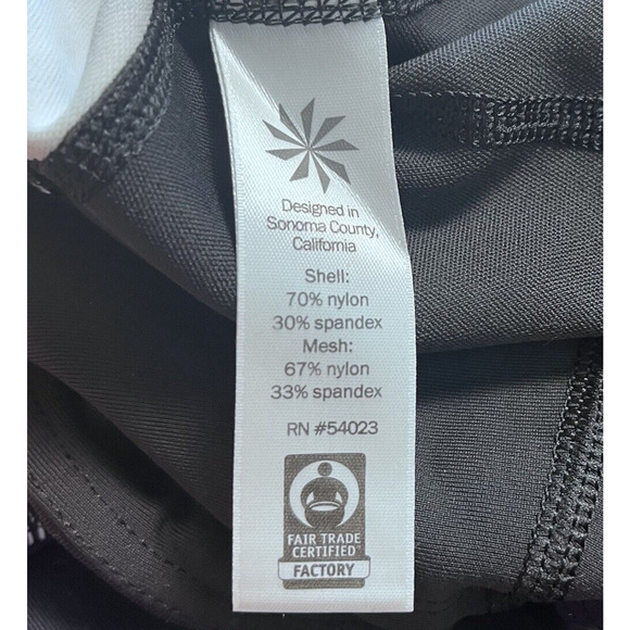 Athleta Stealth Black White Trucool Sculptek Perforated Crop Capri Legging SP - Picture 11 of 16